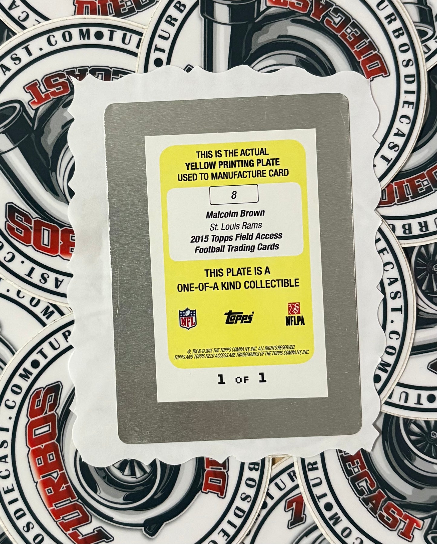 Topps Manufacturer Plate